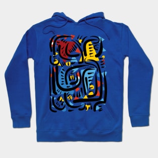 African Geometric Pattern Art Hoodie